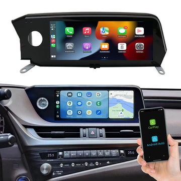Lexus ES 2013-2021 OEM-Fit Replacement Screen 10.25"- Wireless CarPlay Android Auto left rudder