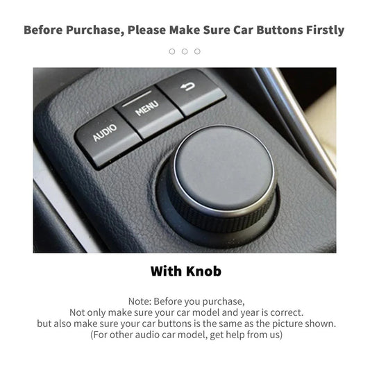 Lexus RX 2009-2021 OEM-Fit Replacement Screen 10.25"- Wireless CarPlay Android Auto left rudder