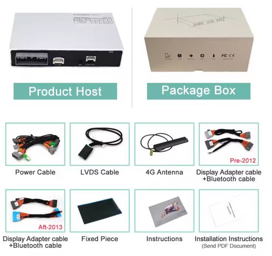 Acura MDX/RDX/TLX/ILX/RLX 2009-2013 Single-Screen Models Carplay adapter-Wireless Apple Carplay/Android Auto retrofit module for original screen
