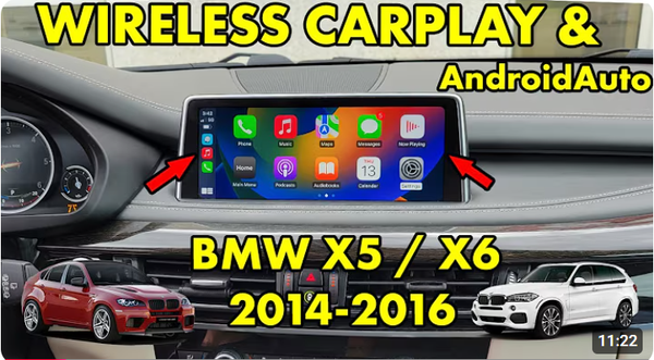 BMW X5(F15) X6(F16) 2014-2016 CarPlay Adapter Installation