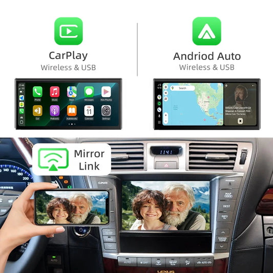 For Lexus LS 2009-2012 Linux Interface Box Wireless CarPlay Android Auto CarPlay Module Decoder Car Radio Binarytek