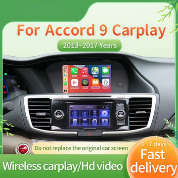 Honda Accord 9th Gen 2013-2017 CarPlay Upgrade Retrofit-Wireless CarPlay for OEM Screenginal Car Screen